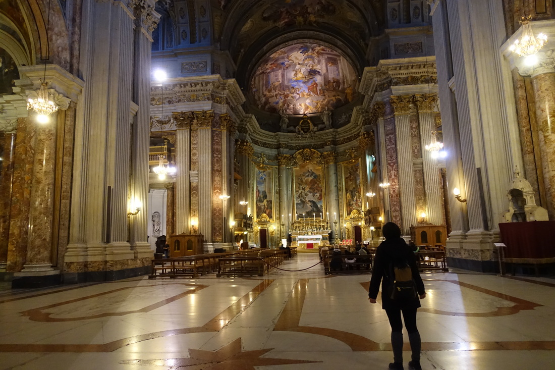 A majestic cathedral in Rome.
