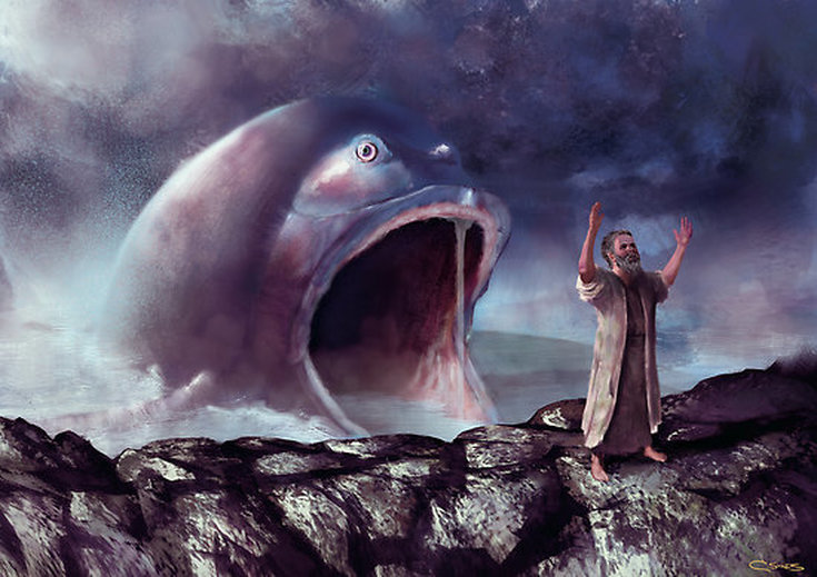 Jonah disobeyed God - instead of going to Nineveh, he went down to Joppa. Whenever you don't listen to God, you go down. Later, Jonah went even further down when he was swallowed by the whale (big fish).
