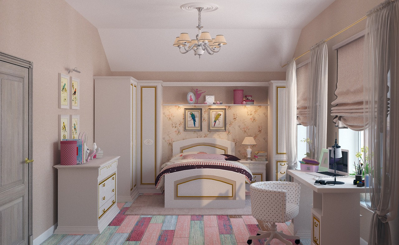 Children Room Ideas: Princess room design for little girls. Pretty but not gaudy. Feminine, sweet and graceful. 