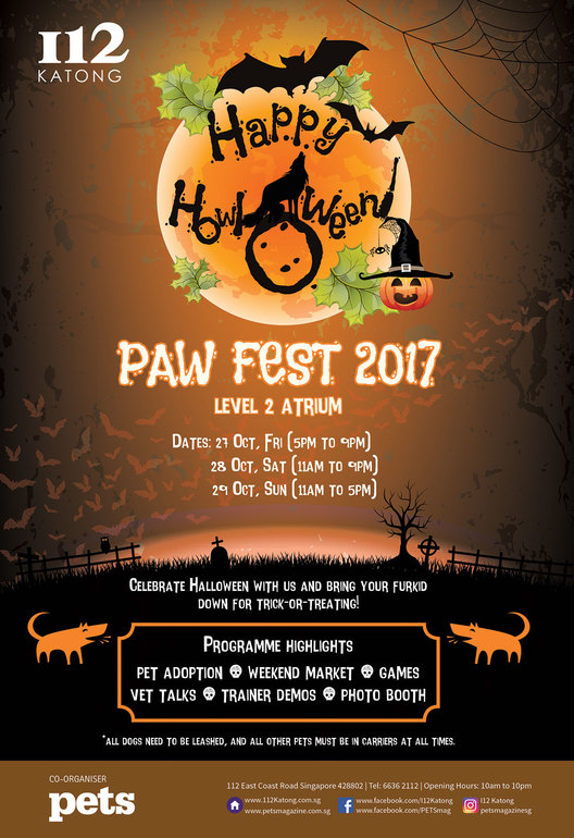 Paw Fest 2017 at I12 Katong in Singapore