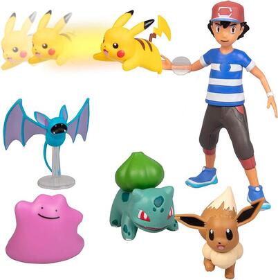 Click to get Ash Ketchum, Pikachu and other Pokemon figurines.