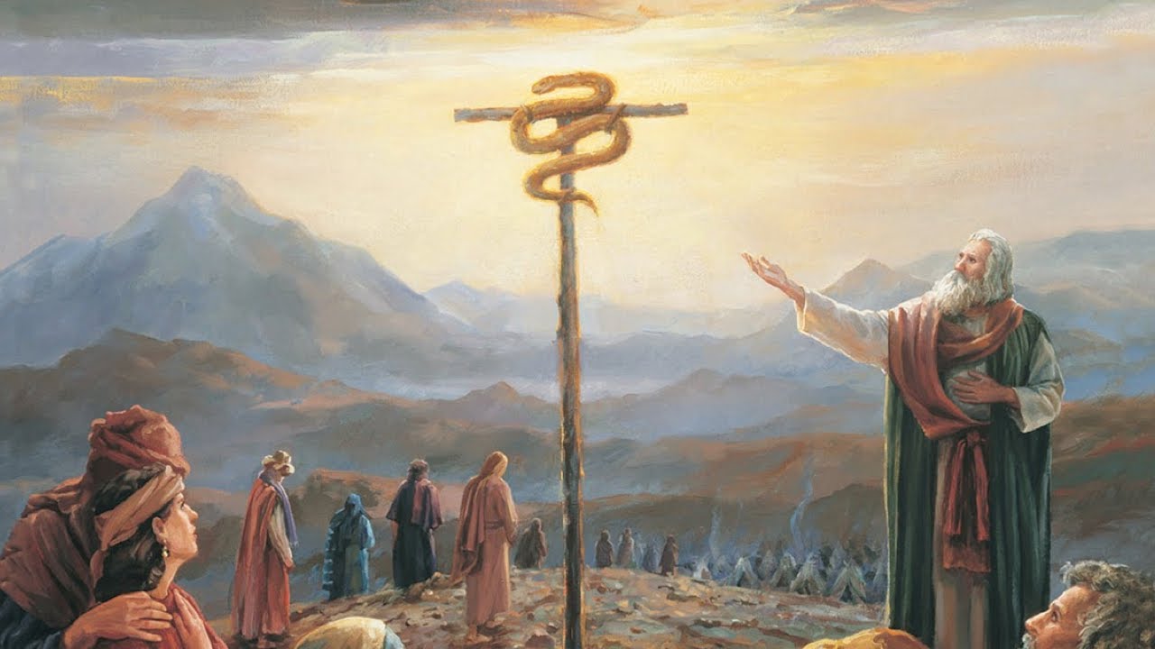 God told the children of Israel to look at the bronze serpent on the pole, and they would live and not die. Looking is the easiest thing to do. The bronze serpent on the pole represents Jesus on the cross Who was judged for all our sins. By partaking of Holy Communion, we are looking to Jesus at the cross and we will live and not die!