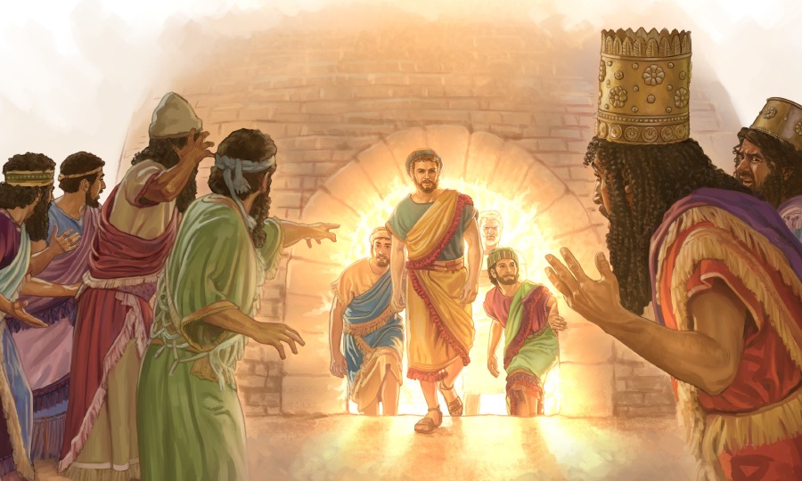 I believe that God had a divine purpose for this miraculous and dramatic rescue of the three men. It could be for the sake of testifying to King Nebuchadnezzar and everyone present that the Lord is the true God. Something good came out of this persecution: the Lord was honored and received glory through it.