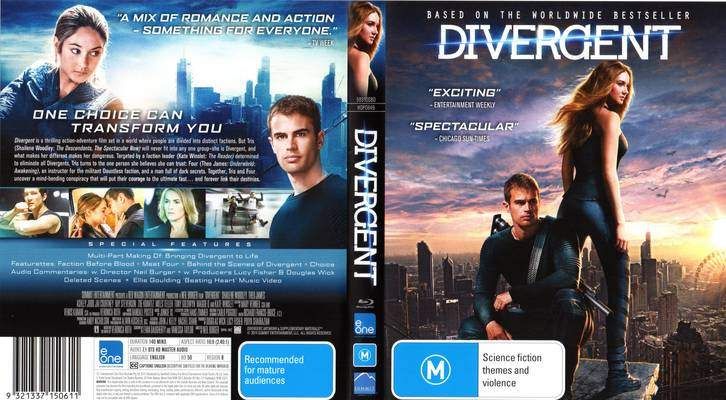 Divergent DVD Blu Ray