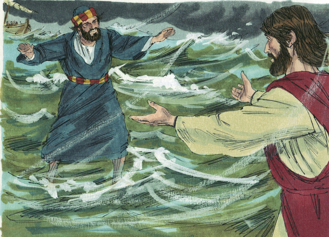There is nothing more practical than looking at Jesus. When Peter was looking at Jesus, he did the supernatural - he walked on water! As long as his eyes were fixed on Jesus, he did what Jesus did. The moment he turned away from Jesus to look at the storm, he started to sink.