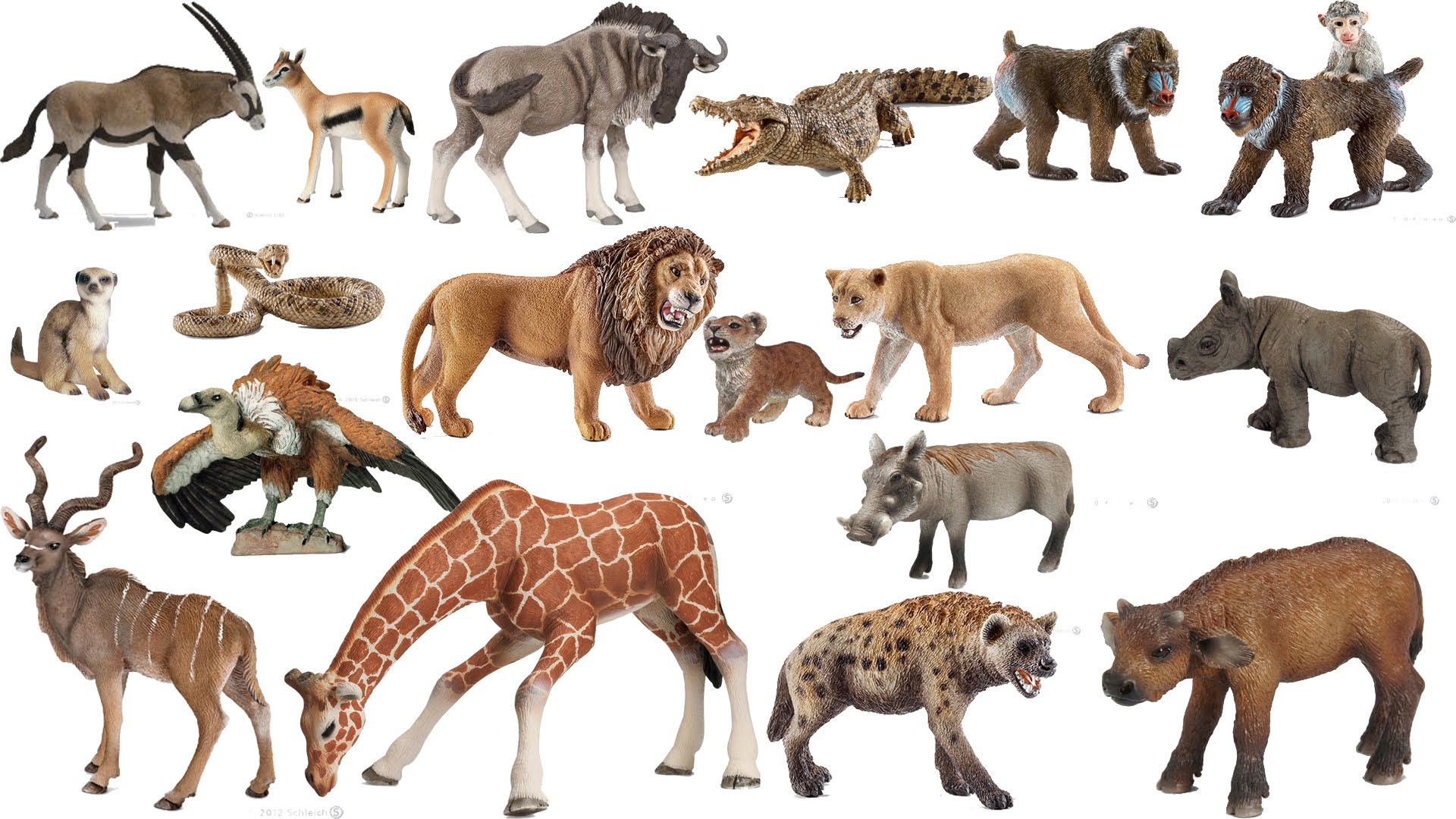 Get wild animal figurines