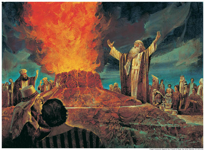 When the fire of God's judgement hit Jesus, something happened: Jesus' body consumed the judgement but was not destroyed. That's why the Altar of Burnt Offering is overlaid with bronze because it can withstand fire. When the Prophet Elijah prayed for God's fire to descend to consume the offering, everything - the water, stones and the offering were all burnt up and gone. In this case, the judgement was greater than the sacrifice. But when Jesus had consumed all of God's judgement, He was still alive and He dismissed His spirit after crying out 