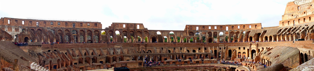 Milton Goh snapped a panoramic photo of the Colosseum in Rome, Italy! 