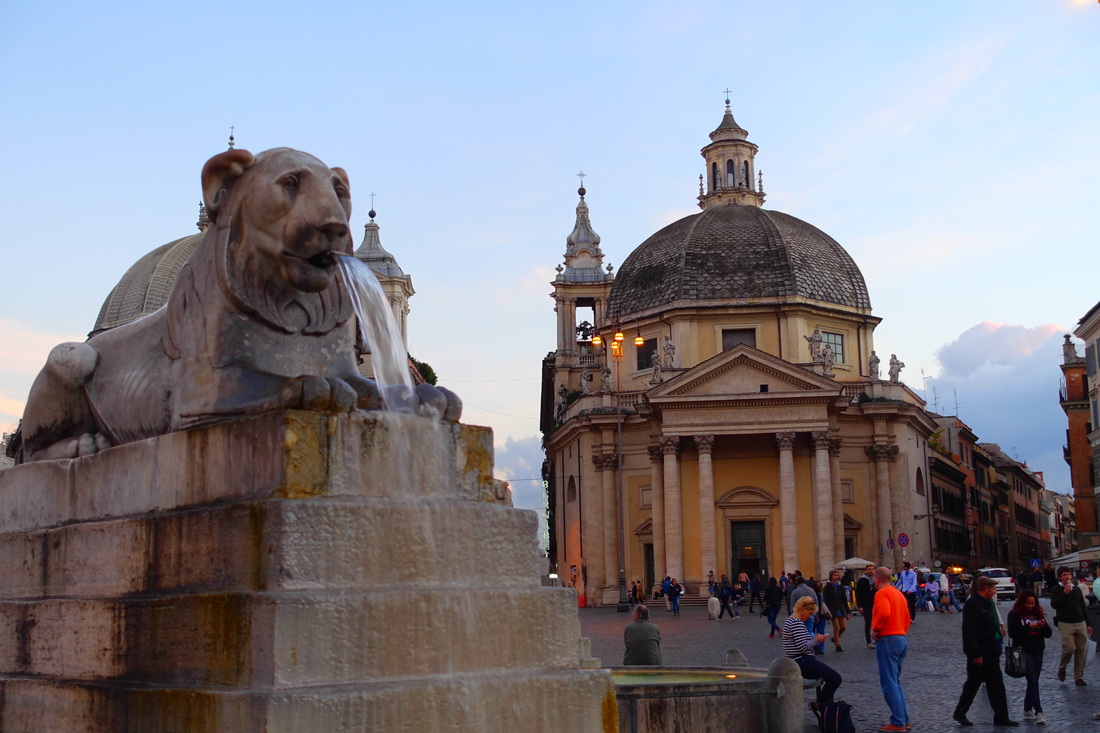 A snapshot taken by Milton Goh from the obelisk at Piazza del Popolo!