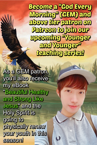 Click this image to go to our Patreon page. Join as a God Every Morning patron or above to be part of our 