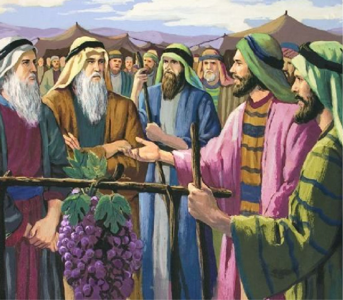 This wasn't God's original design for the children of Israel. Because the children of Israel wanted to send men to spy out the land of Canaan and did not trust in God's words, therefore God allowed them to do so, just like how the Law was given. The Law was not God's original plan for the children of Israel.
