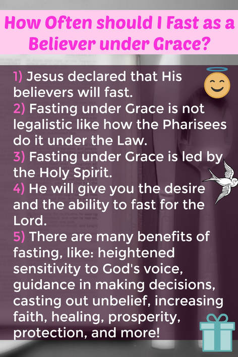 Pinterest Pinnable Image. Pin this to read again later or to share about fasting under the New Covenant of Grace and the rich benefits that this spiritual activity has for a believer! 