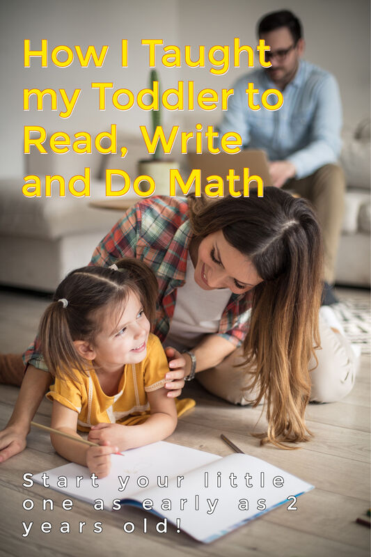 Toddlers have great potential and capacity to learn. Start teaching them consistently from young and they will have an advantageous headstart in life! This post is about how I taught my daughter to read, write and do math starting from when she was 2 years old.