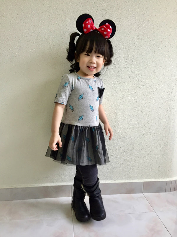 Mae's outfit of the day for Disney On Ice!