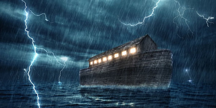 All mankind was wiped out by the flood - only Noah and his family survived. The sin of corrupting the human gene pool was so serious that God had to take drastic action.